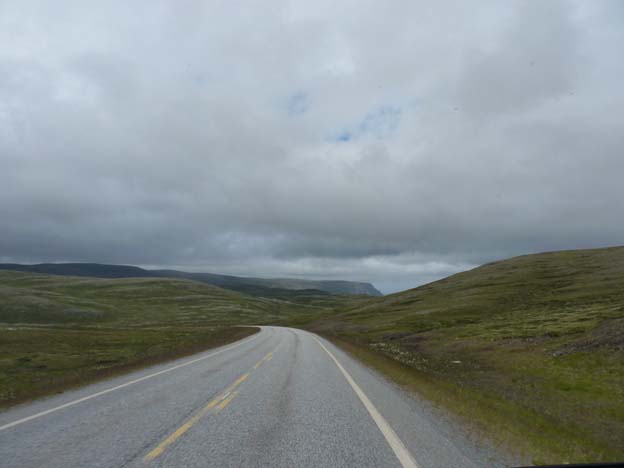 Väg E69 mot Nordkap