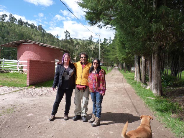 Efter ceremonin. Jag, en deltagare och Nidia.