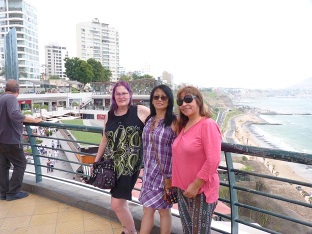 Jag, Nidia och Irma. 