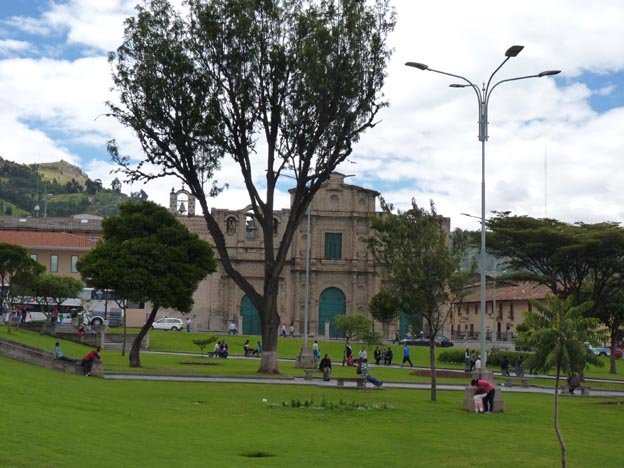 Torget i Cajamarca.