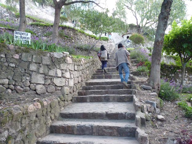 Många trappor var det.