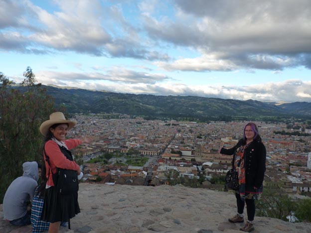 Nely, jag och Cajamarca.