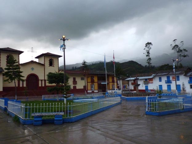 Torget i Sorochucko, staden innan Salacat.